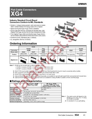 XG4E-1071 datasheet  